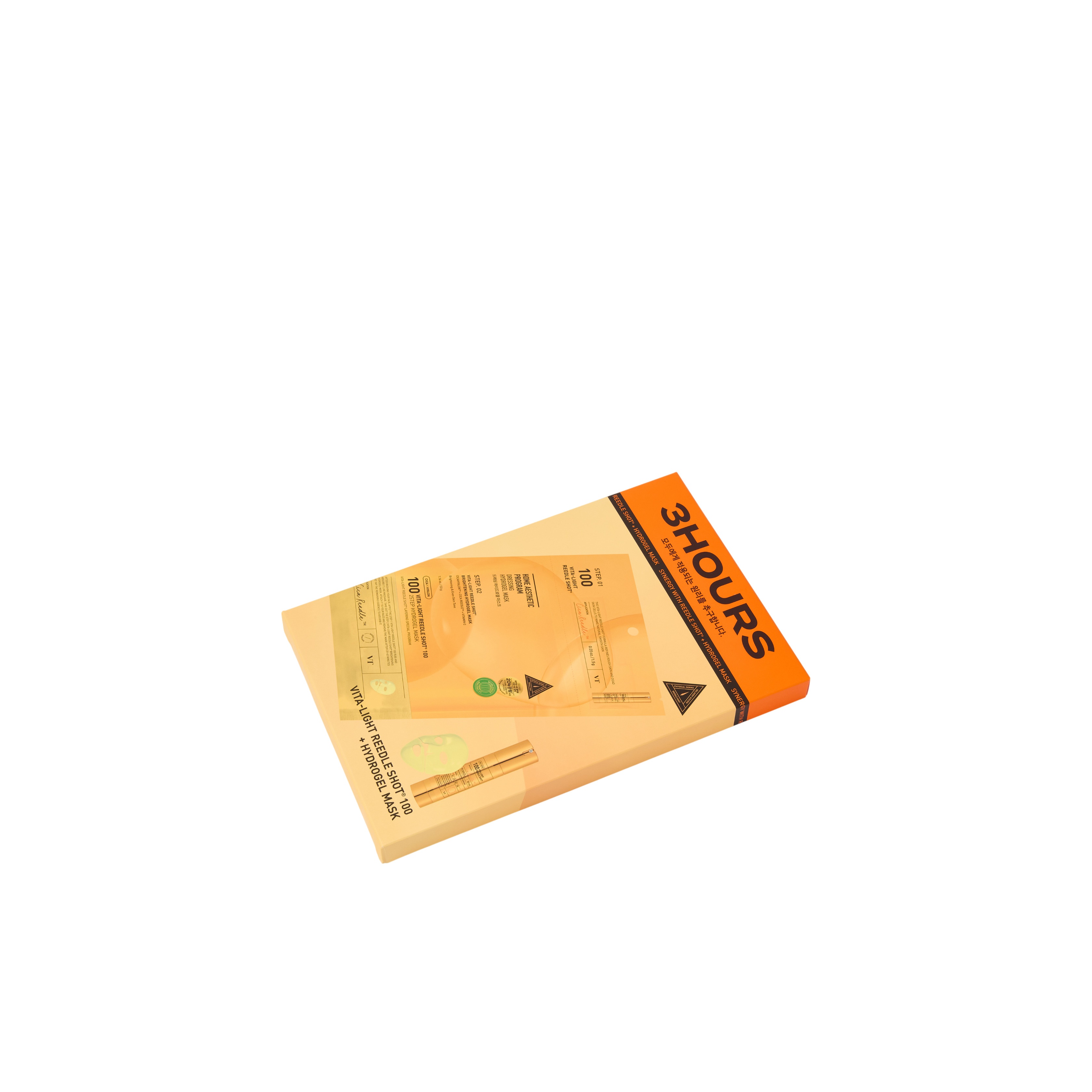 Маска для лица с микроиглами Vita-Light Reedle Shot 100 2Step Hydrogel Mask 4шт  купить в VISAGEHALL