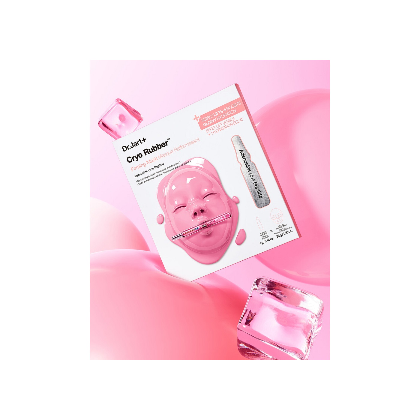 Крио-маска подтягивающая с аденозином и пептидом Cryo Rubber  купить в VISAGEHALL