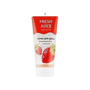 Скраб для душа Superfood Strawberry & Chia 