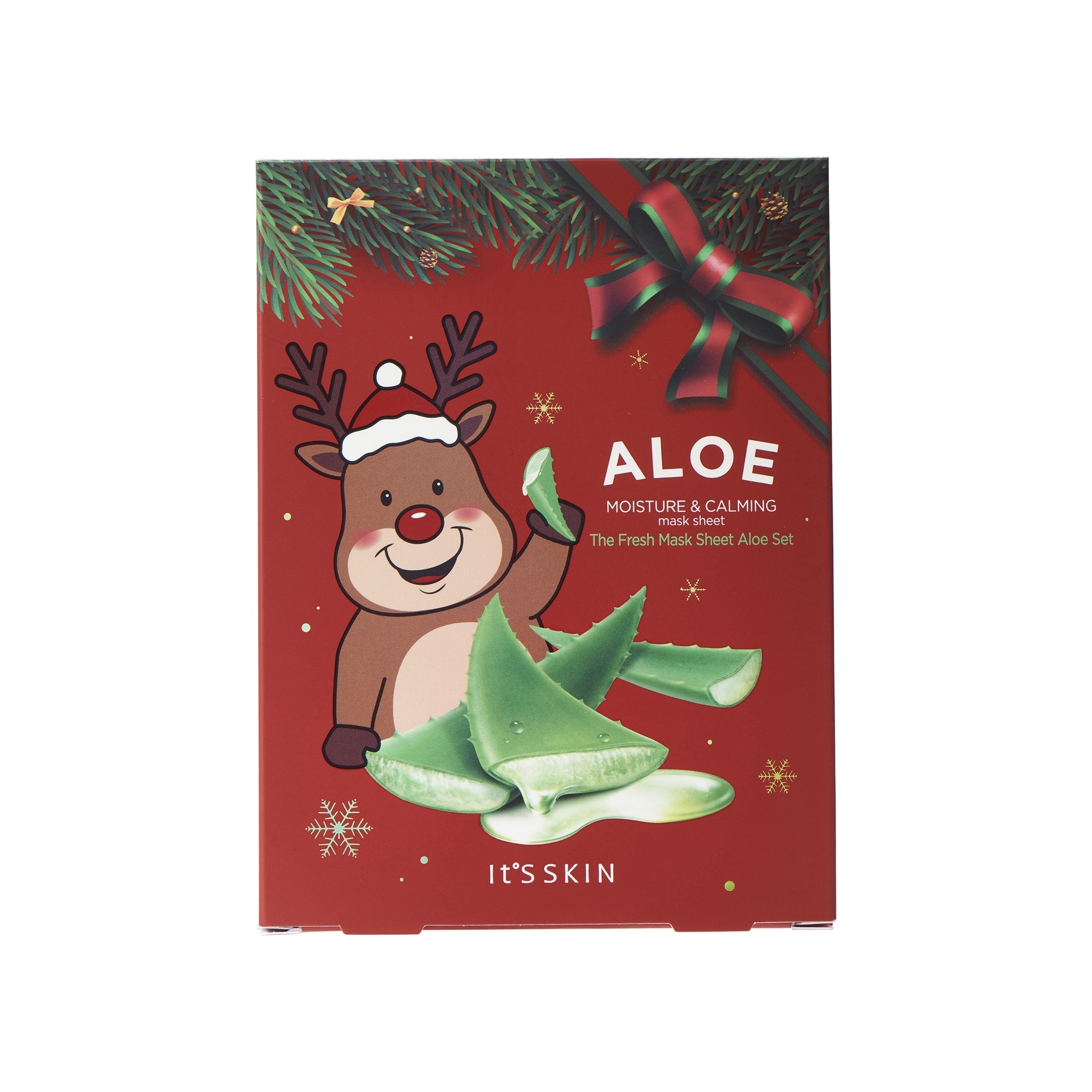 Набор тканевых масок The Fresh Mask Sheet Aloe (5шт) купить в VISAGEHALL