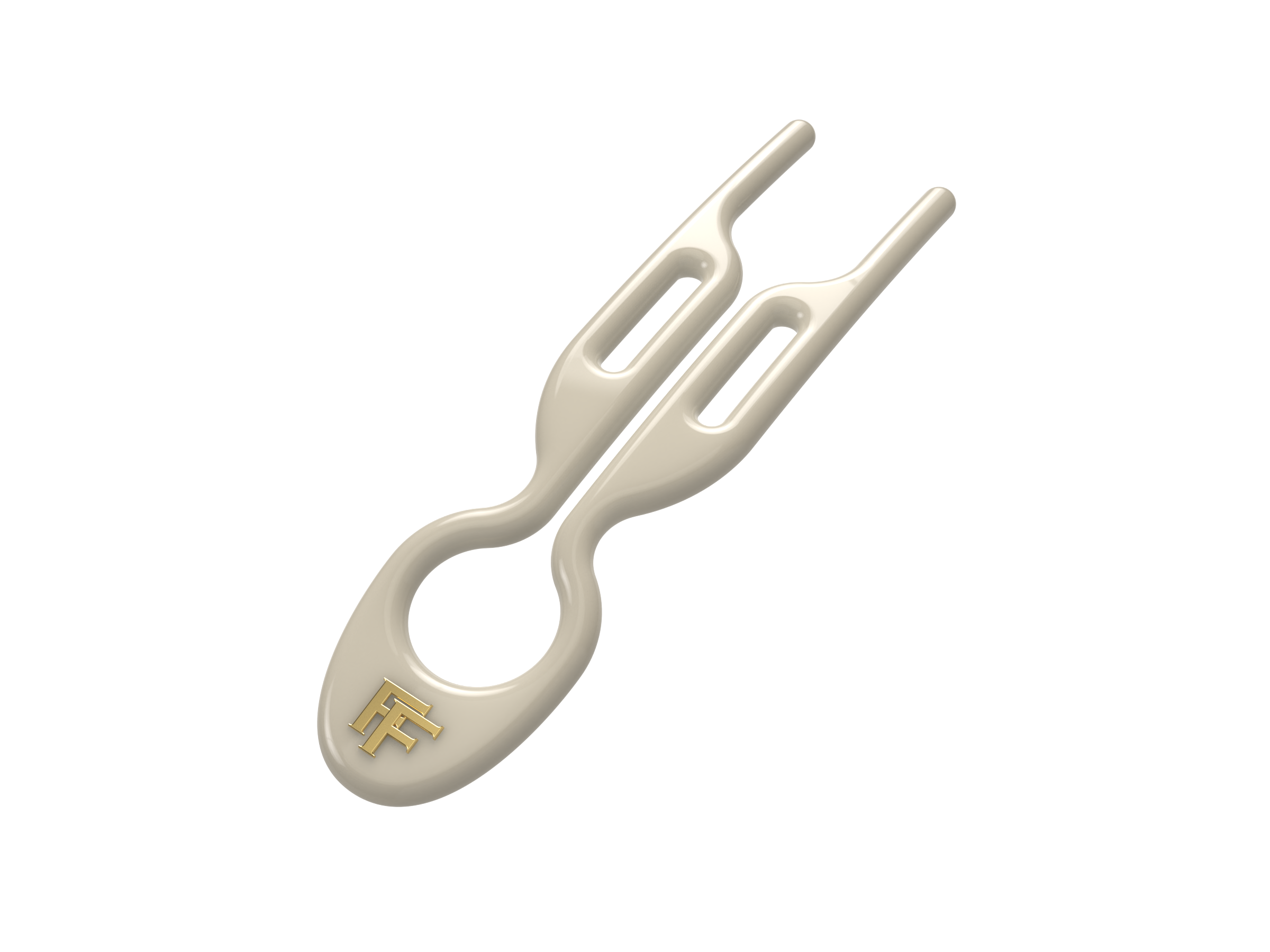 Набор заколок Мокачино / Молочный / Карамельный Hairpin №1 купить в VISAGEHALL