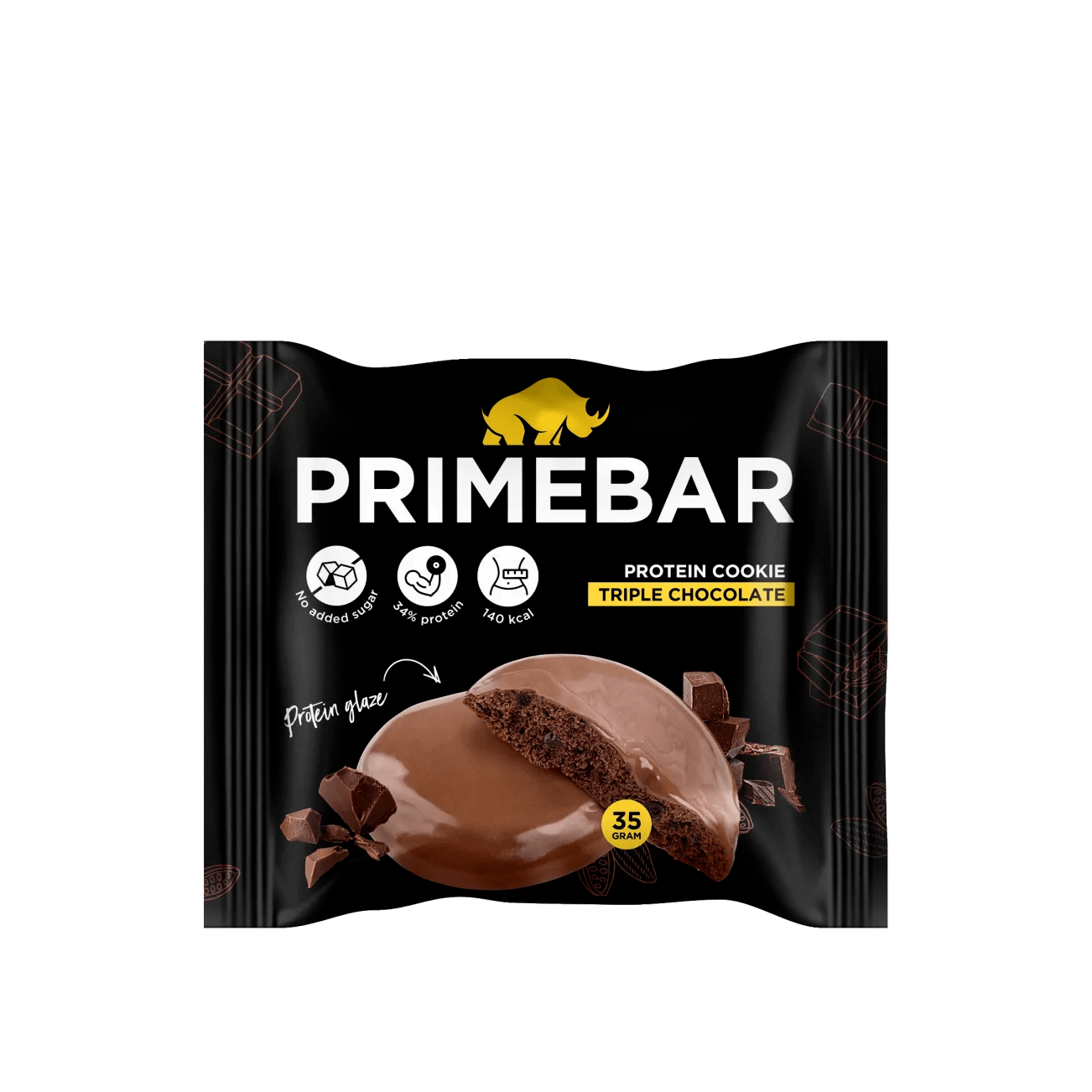 Печенье протеиновое Тройной Шоколад Primebar купить в VISAGEHALL