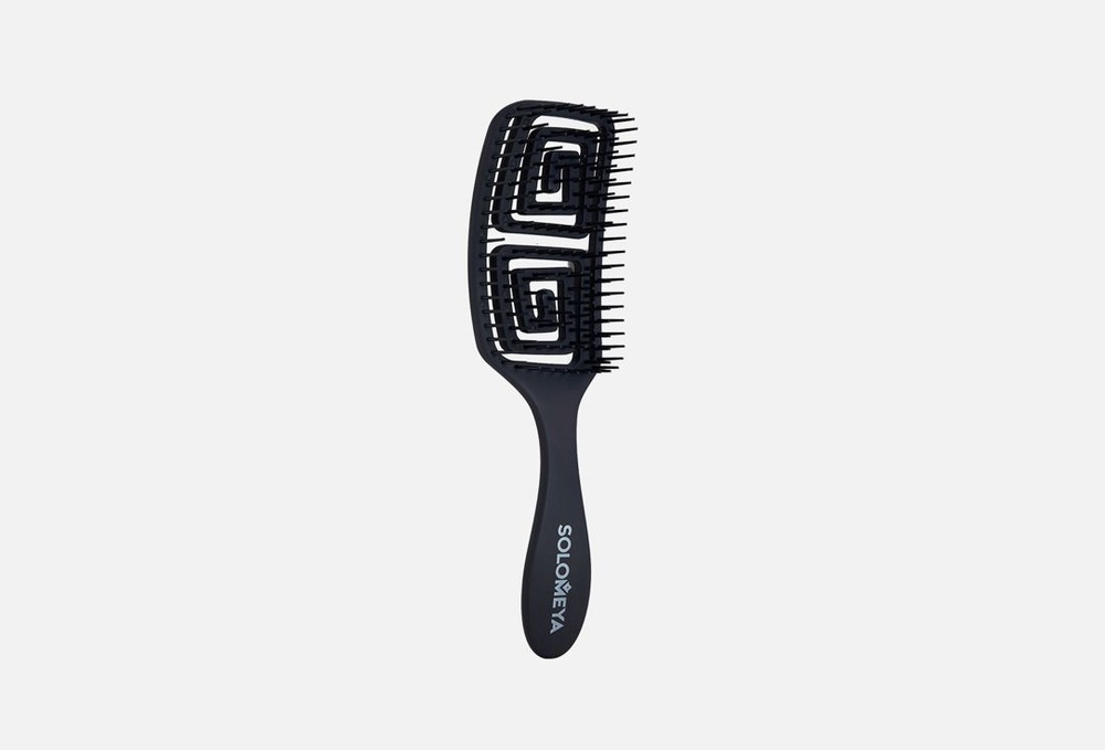 Расческа для сухих и влажных волос Wet Detangler Brush Rectangular Grape купить в VISAGEHALL