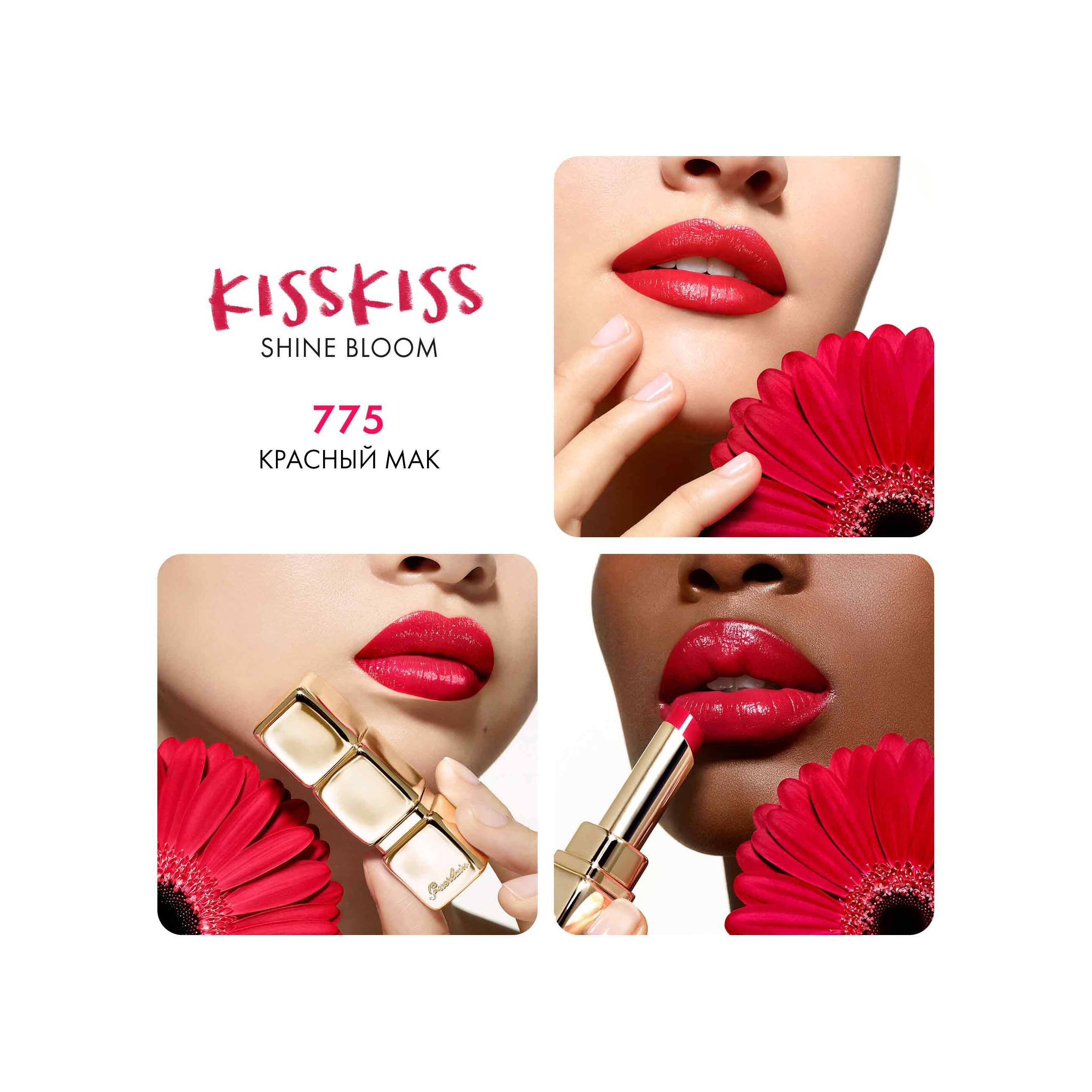 Помада для губ KissKiss Shine Bloom 