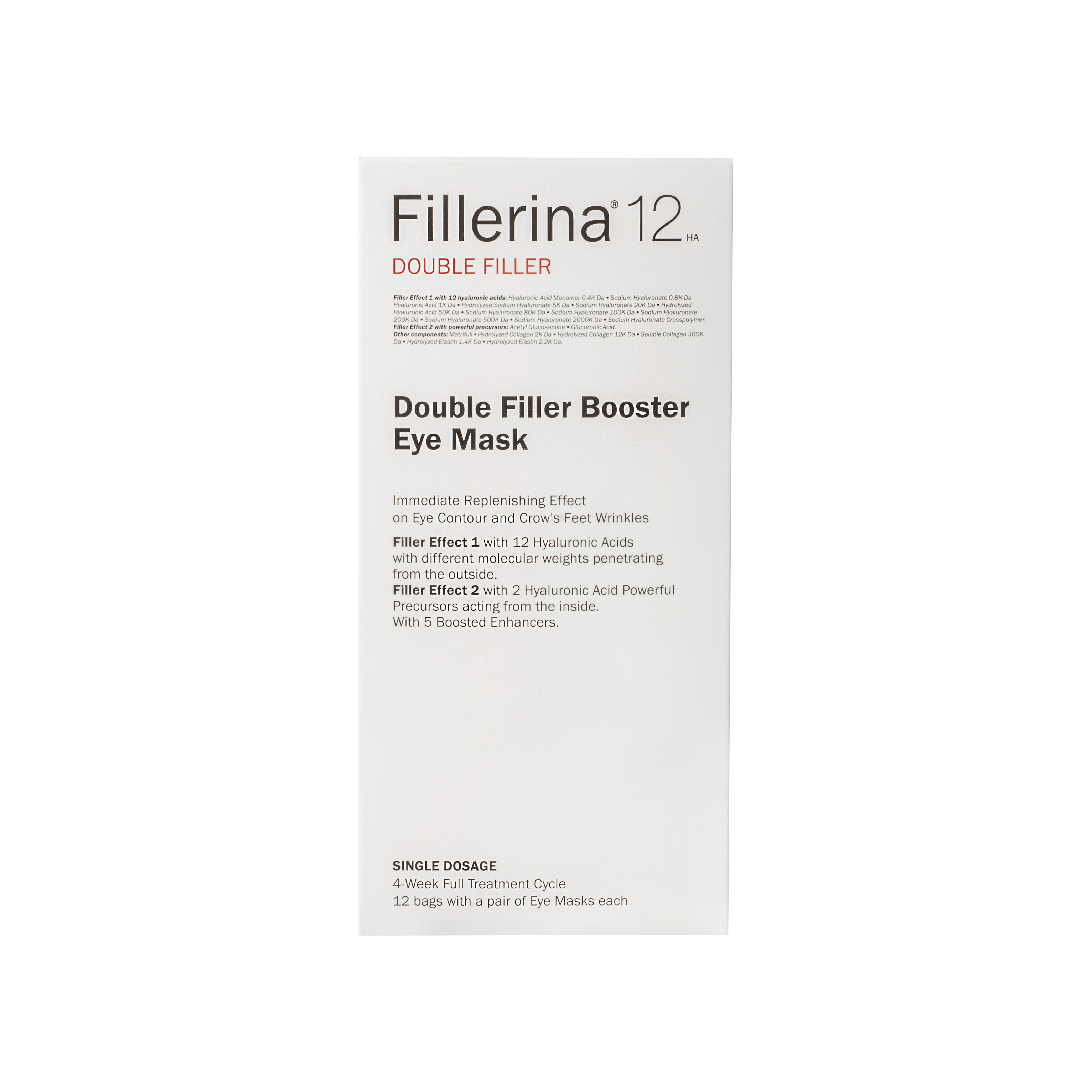 Маска тканевая для глаз c двойным эффектом филлера купить в VISAGEHALL