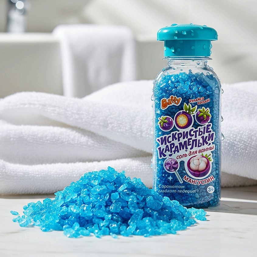 Соль для ванны Искристые Карамельки Мангустин купить в VISAGEHALL