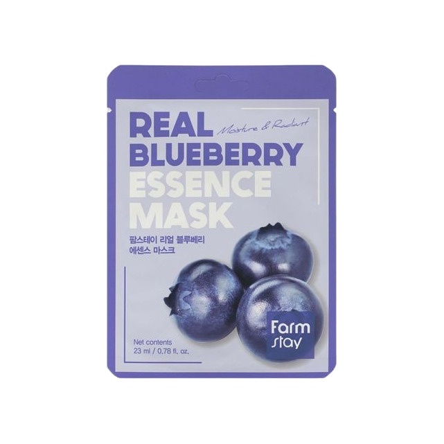 Маска тканевая для лица с экстрактом черники купить в VISAGEHALL