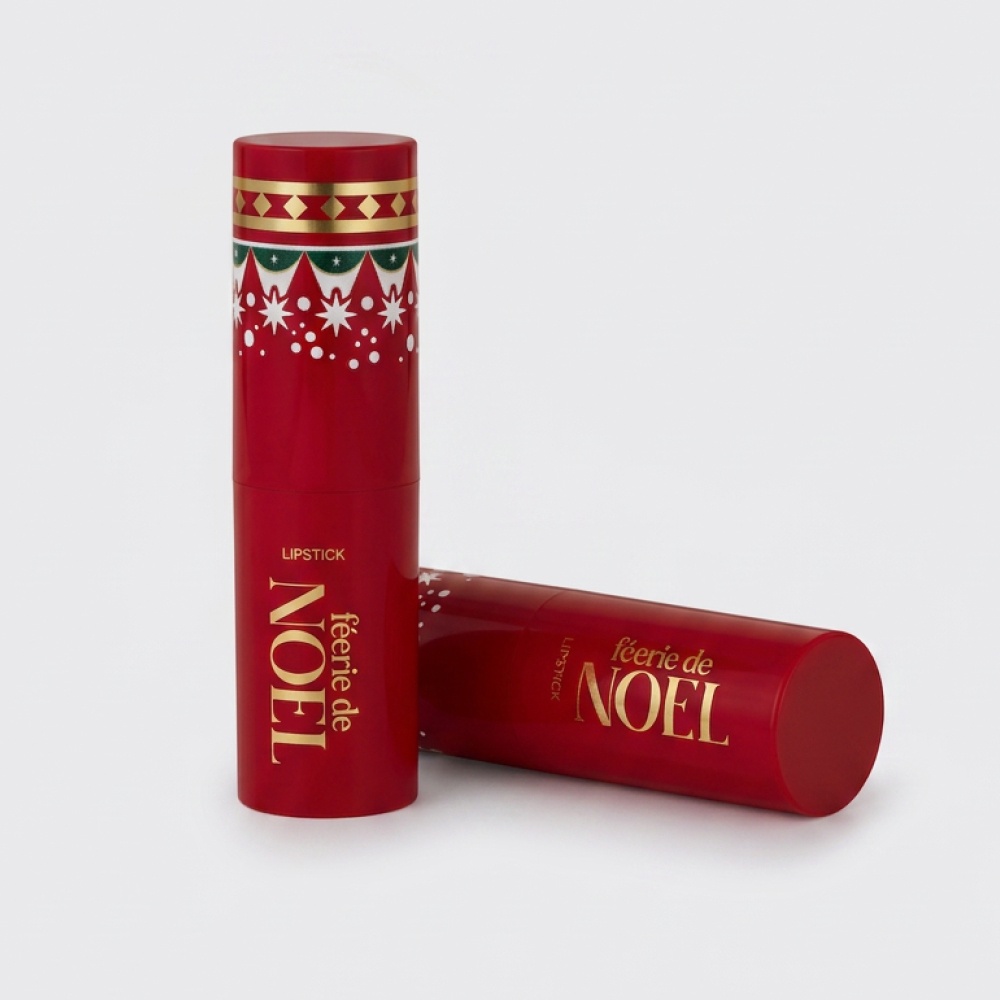 Помада кремовая с сияющим напылением Feerie de Noel