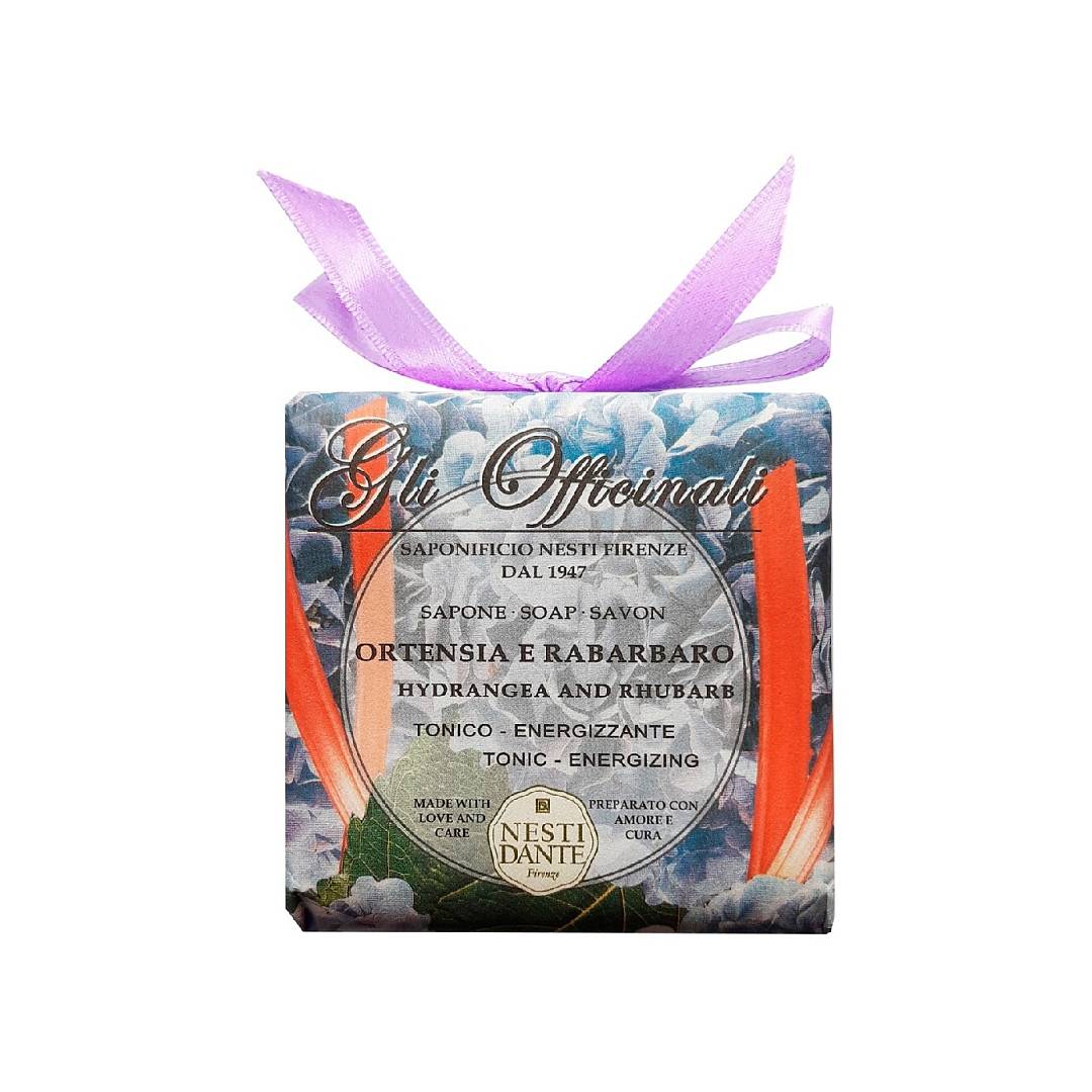 Мыло Гортензия и Ревень Gli Officinali 