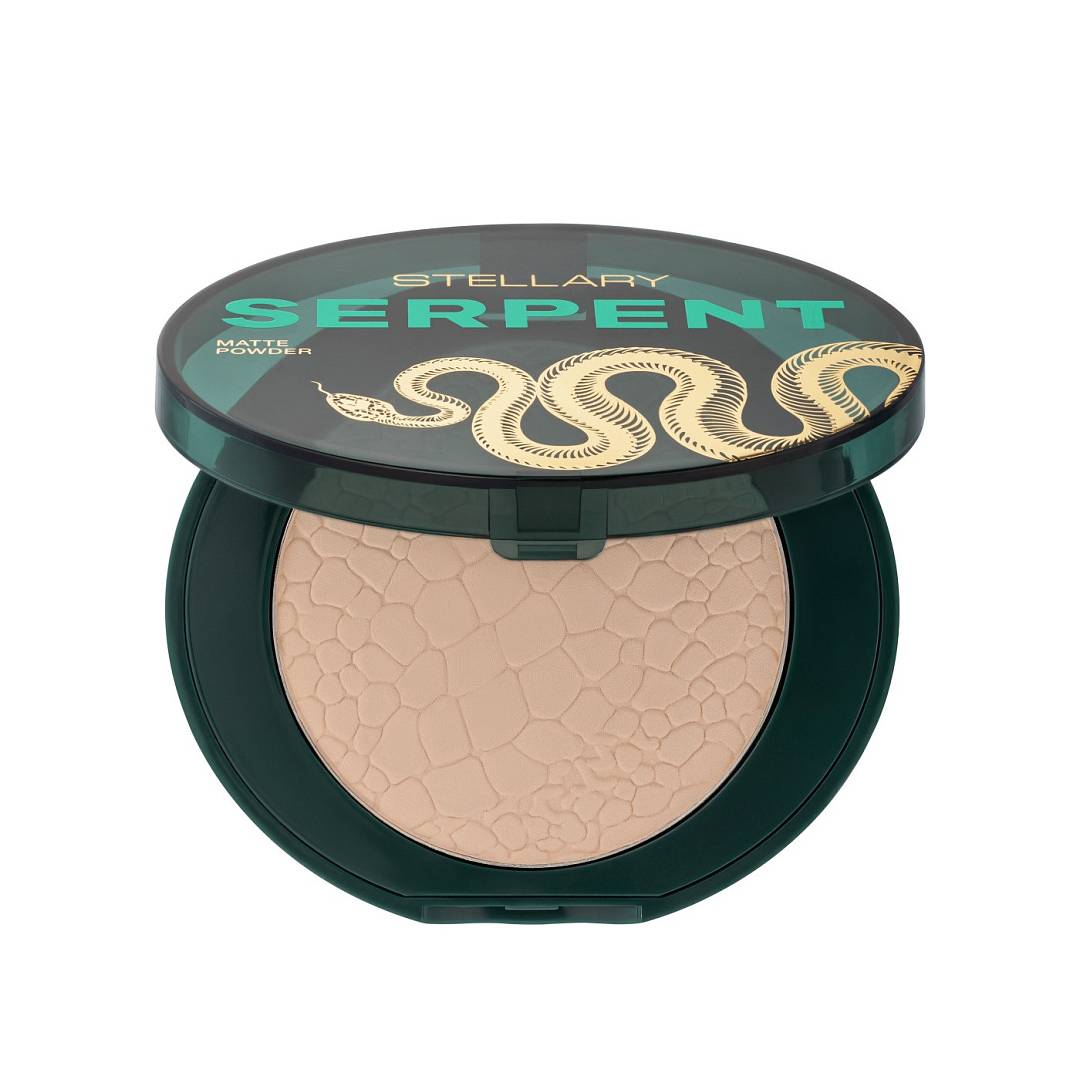 Пудра компактная матирующая для лица Serpent collection