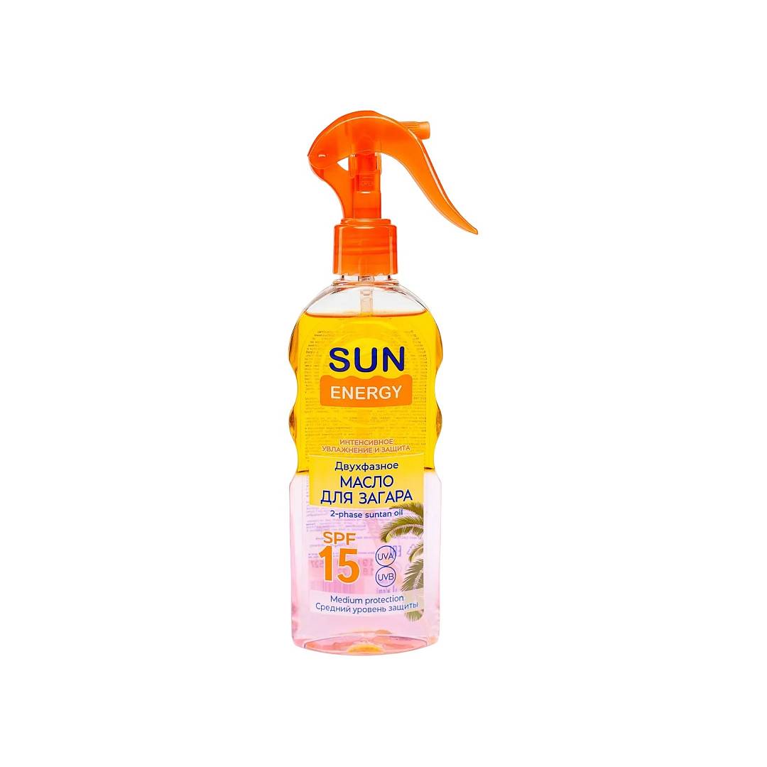 Масло для загара двухфазное SPF 15 