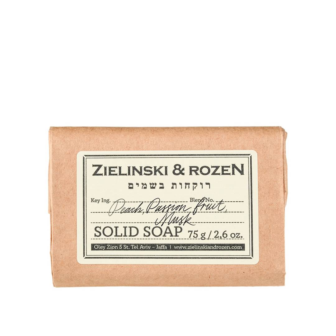 Твердое мыло Персик, Маракуйя, Мускус