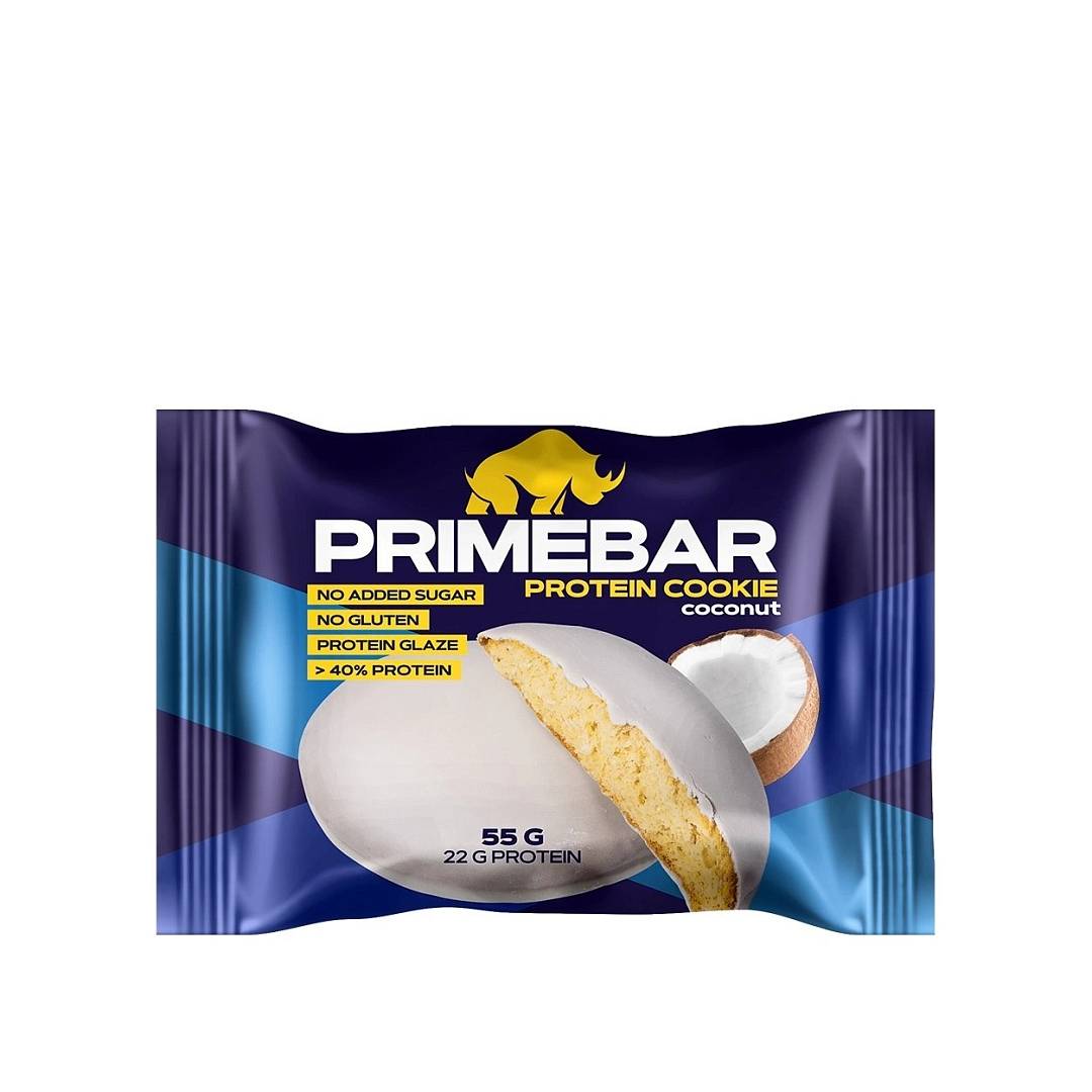 Печенье протеиновое Кокос в йогуртовой глазури Primebar