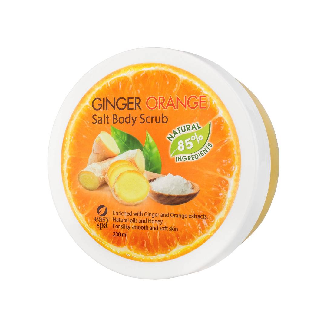 Скраб для тела соляной Ginger Orange
