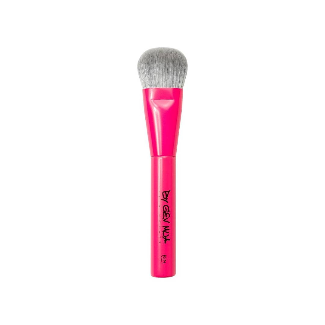 Кисть лимитированная для кремовых текстур Kim Pink travel size
