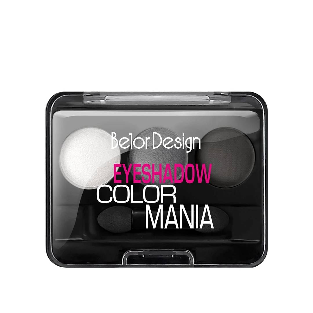 Тени для век 3-х цветные Color Mania 