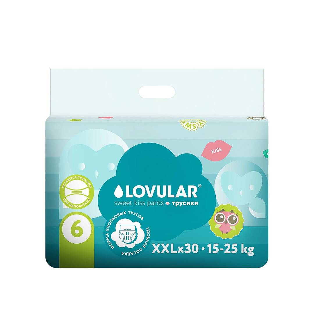Трусики-подгузники Sweet kiss XXL 15-25кг (30шт)