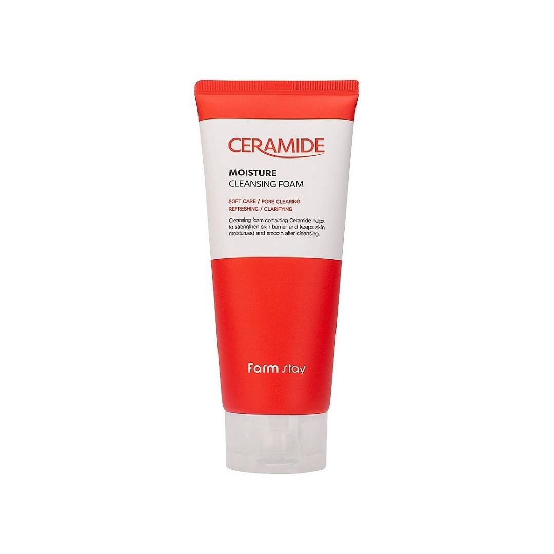 Пенка для лица очищающая увлажняющая с керамидами Ceramide Moisture