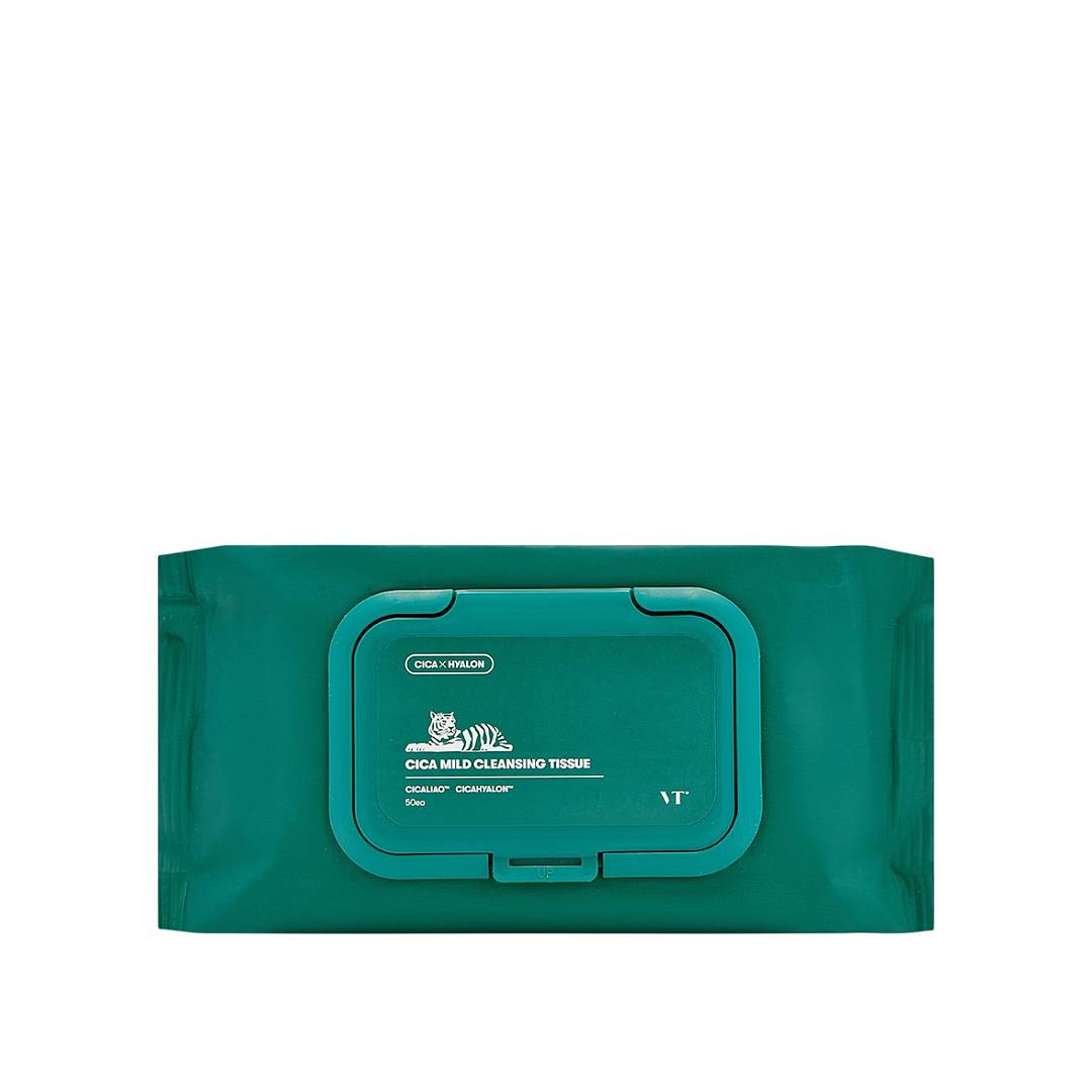 Салфетки для снятия макияжа и очищения Cica Mild Cleansing Tissue