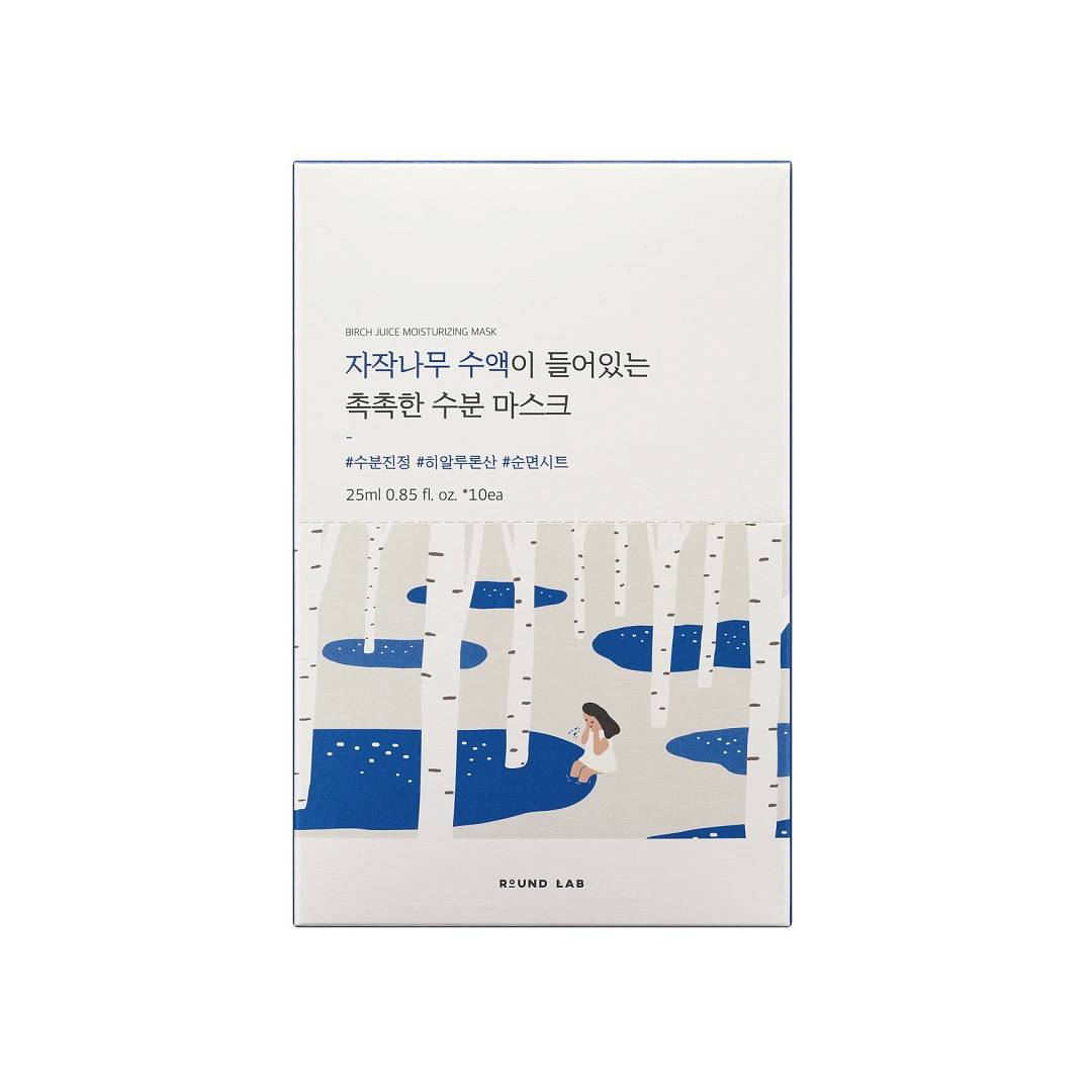 Маска увлажняющая с березовым соком Birch Juice Moisturizing Mask Sheet