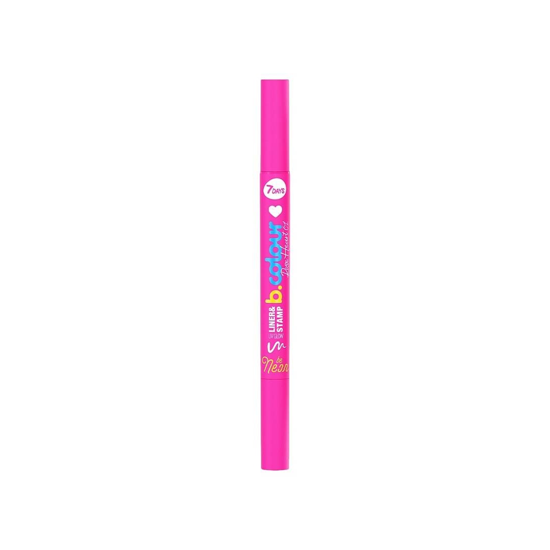 Подводка-штамп для макияжа лица и тела светящаяся UVglow B.Colour