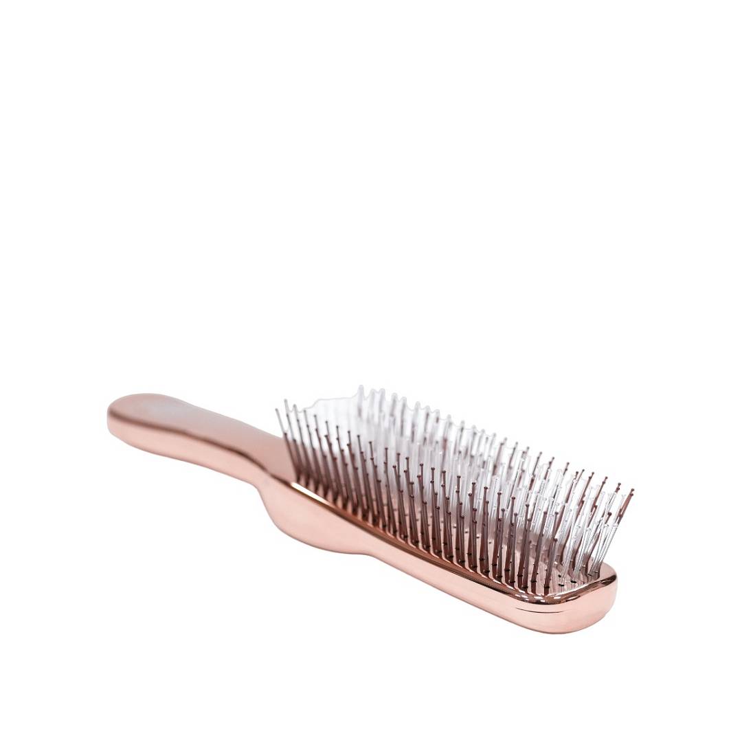 Расческа для волос массажная Scalp Brush + Long Розовое Золото