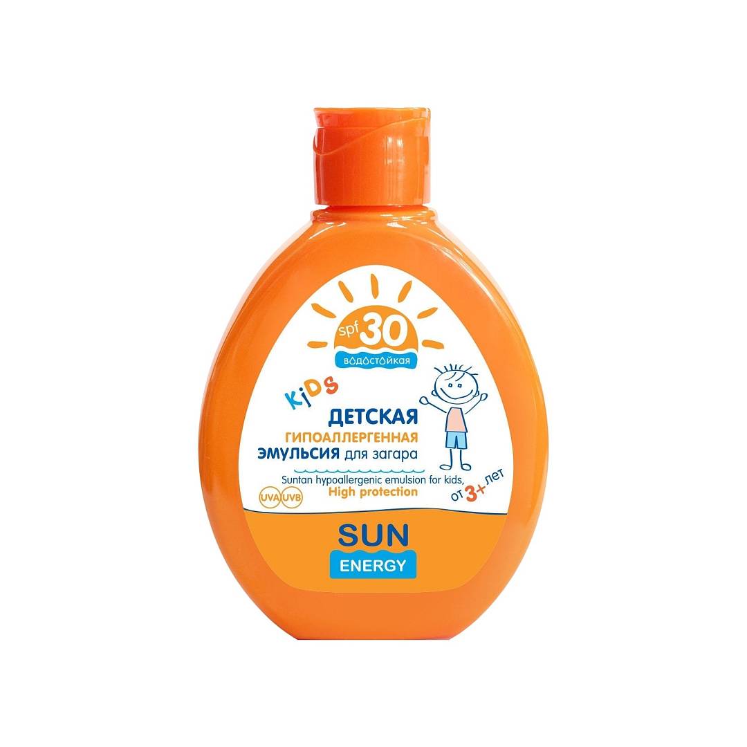 Эмульсия для загара детская гипоаллергенная SPF30 