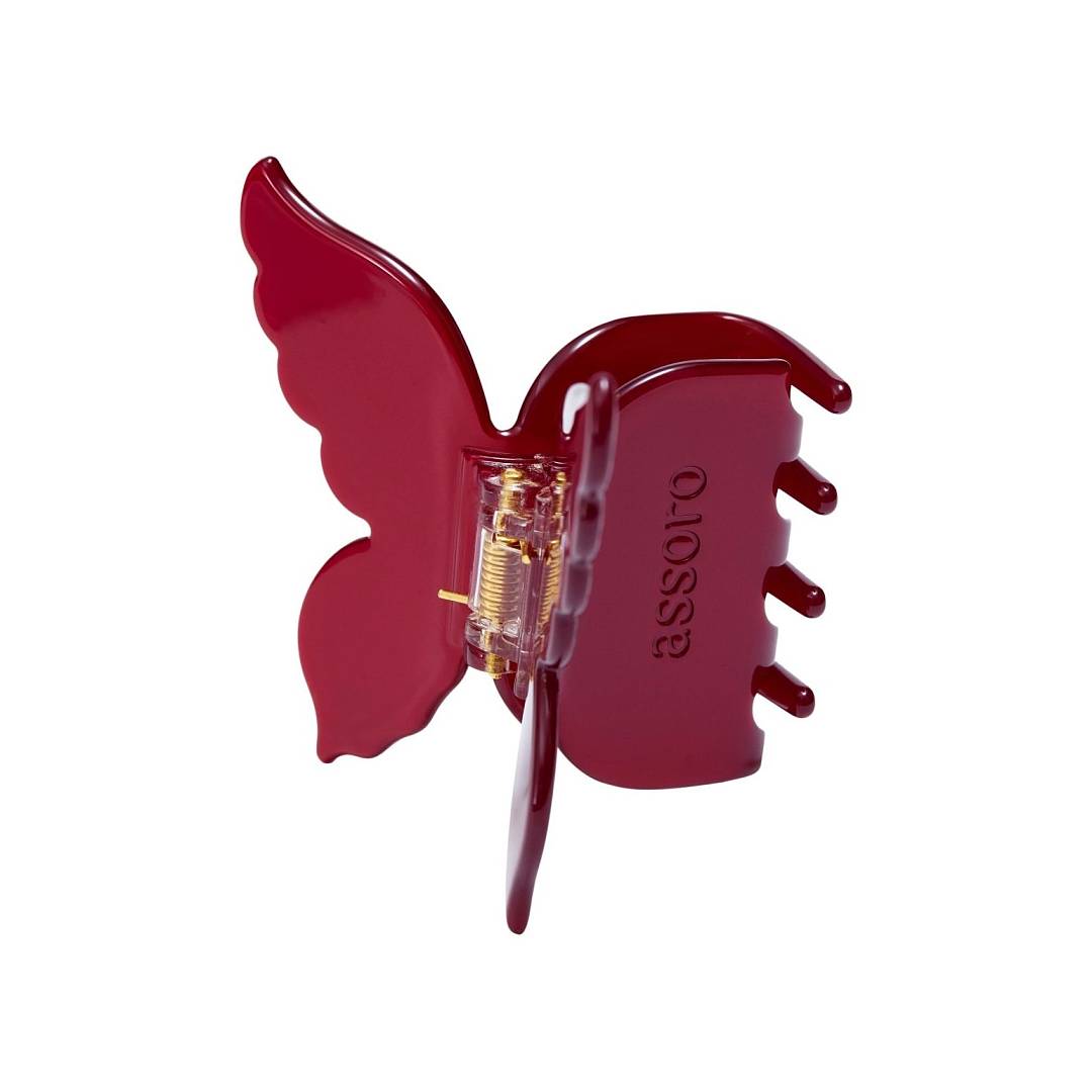 Краб для волос Рубиновая бабочка