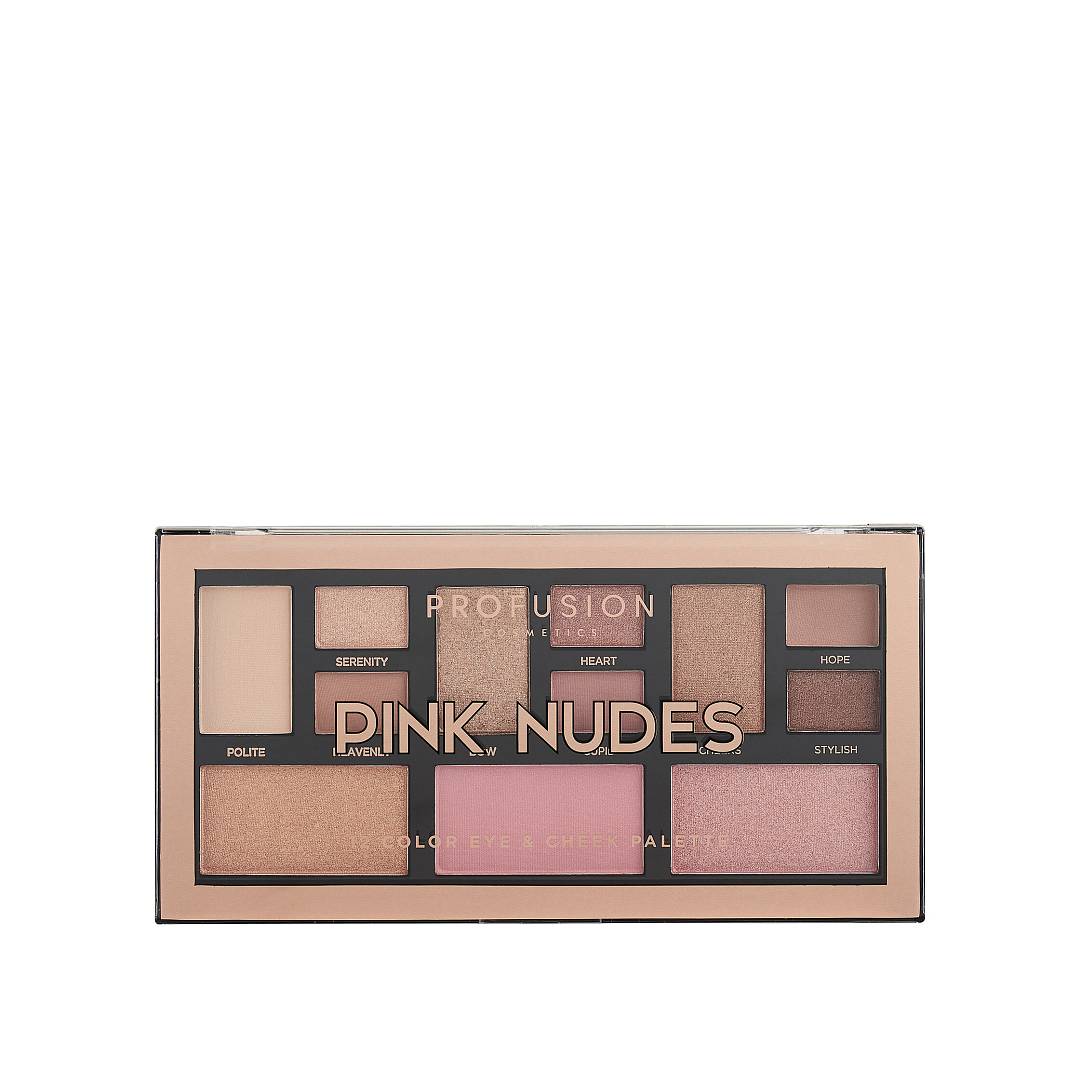 Палетка для макияжа лица Pink Nudes mini