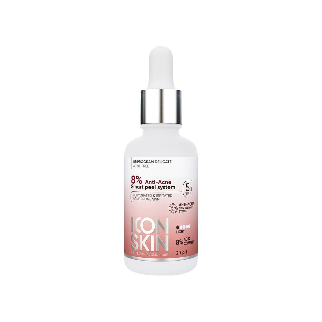 Пилинг-система для проблемной кожи 8% Anti-acne Smart Peel System
