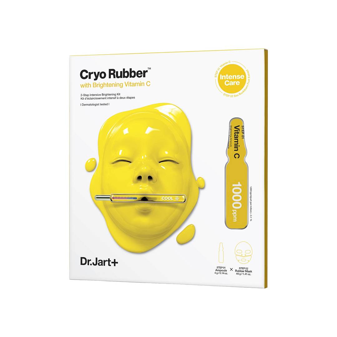 Выравнивающая альгинатная крио-маска с витамином С Cryo Rubber