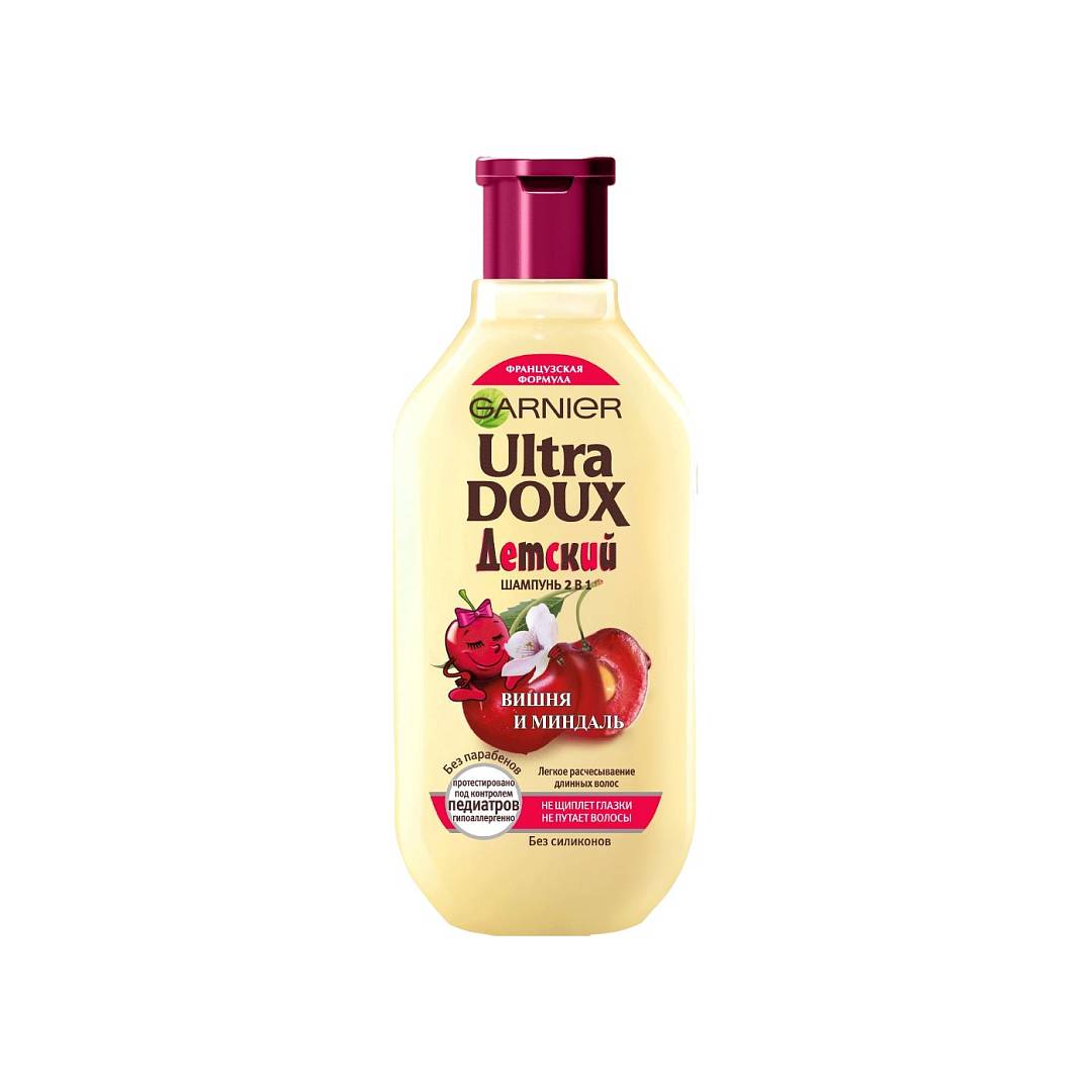 Шампунь детский Вишня и миндаль Ultra Doux