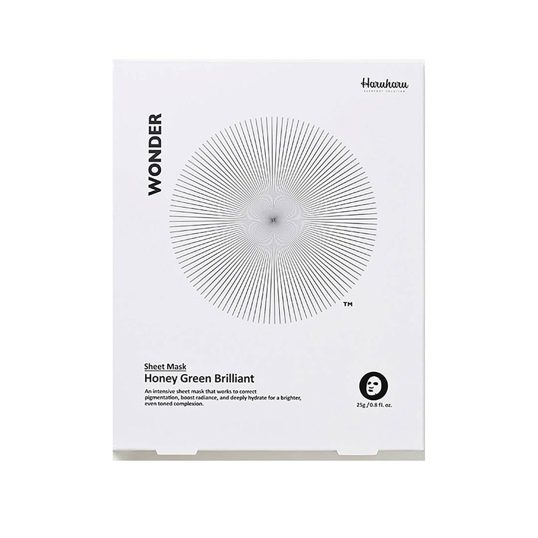 Набор масок для сияния Honey Green Brilliant Mask 5х25г