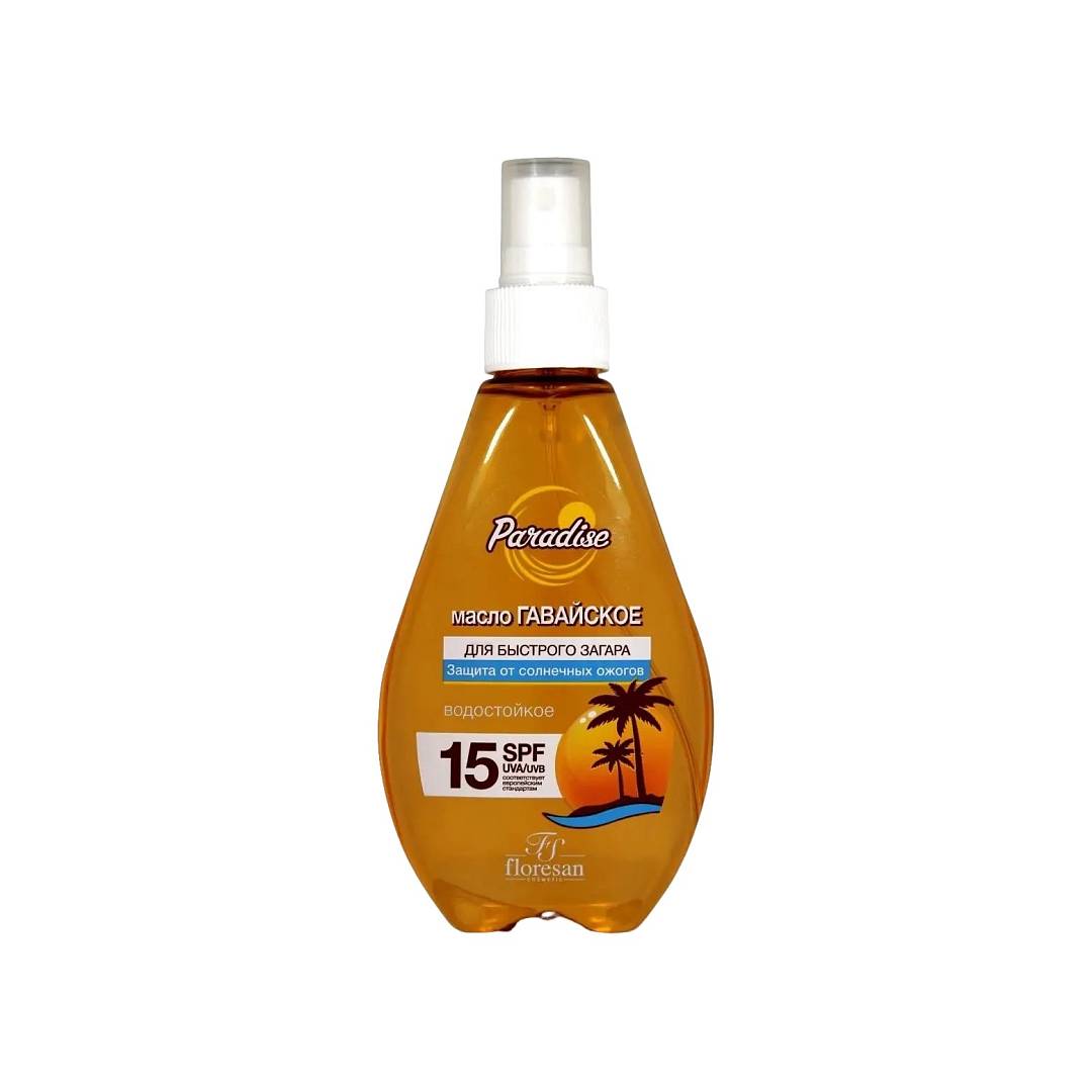 Масло для быстрого загара Гавайское SPF 15
