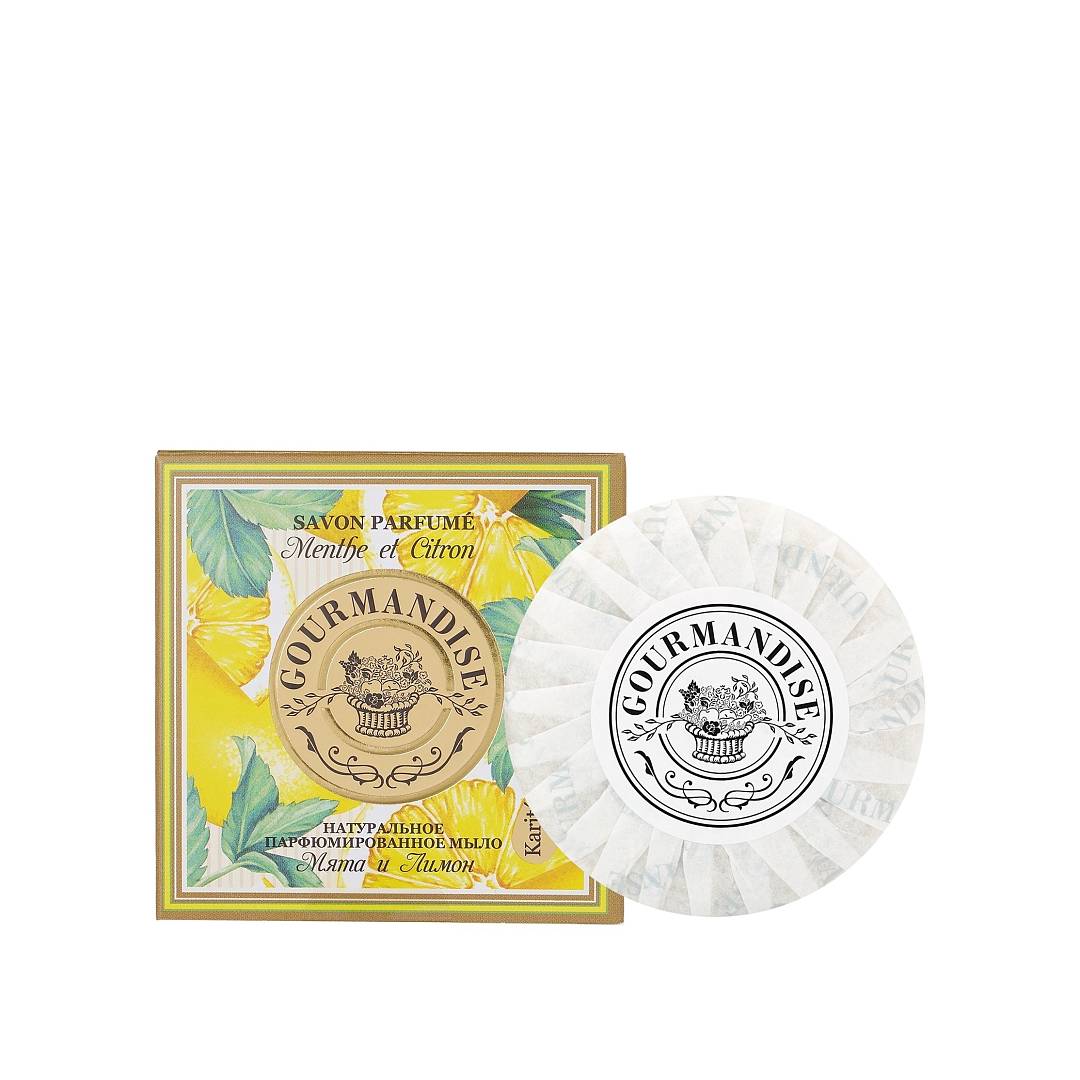 Мыло натуральное парфюмированное Мята и Лимон
