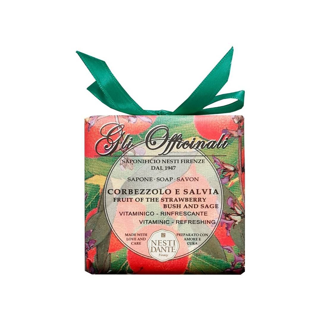 Мыло Клубника и Шалфей Gli Officinali 