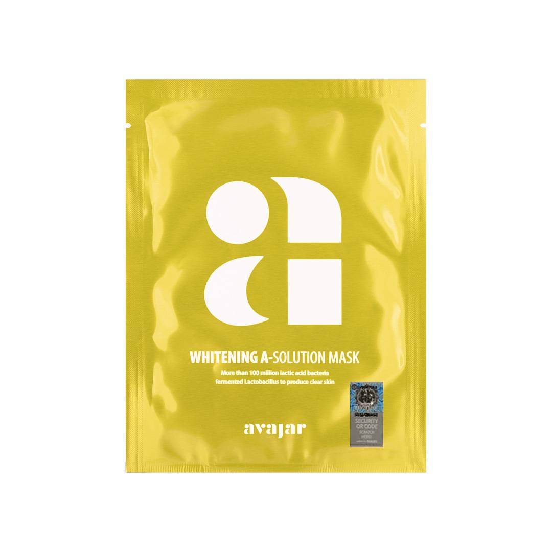 Маска тканевая для лица осветляющая A-Solution Whitening