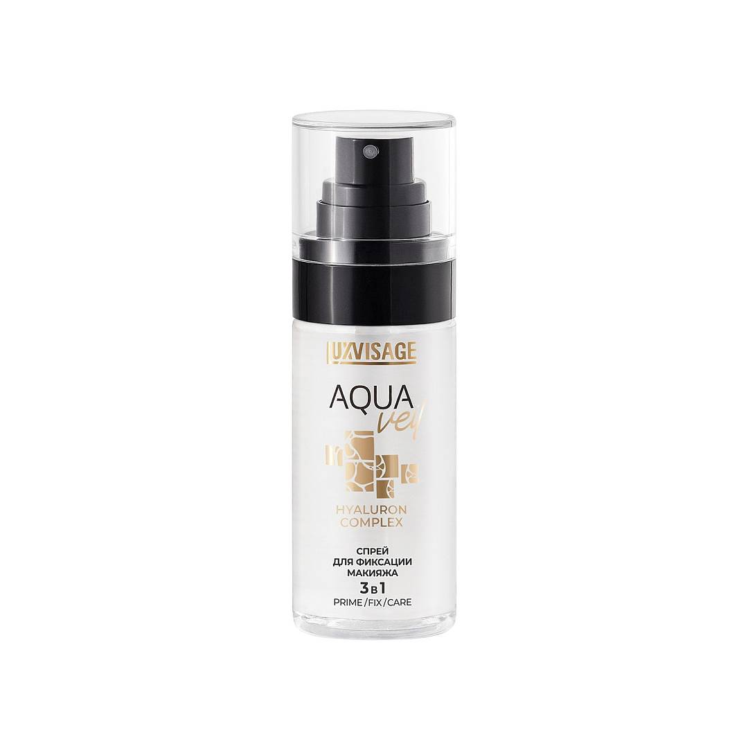 Спрей для фиксации макияжа 3 в 1 Aqua Veil Hyaluron Complex Prime Fix Care