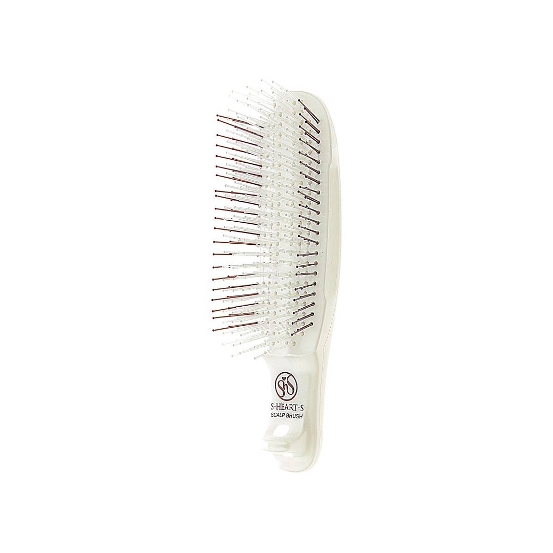 Расческа для волос массажная Scalp Brush Белая