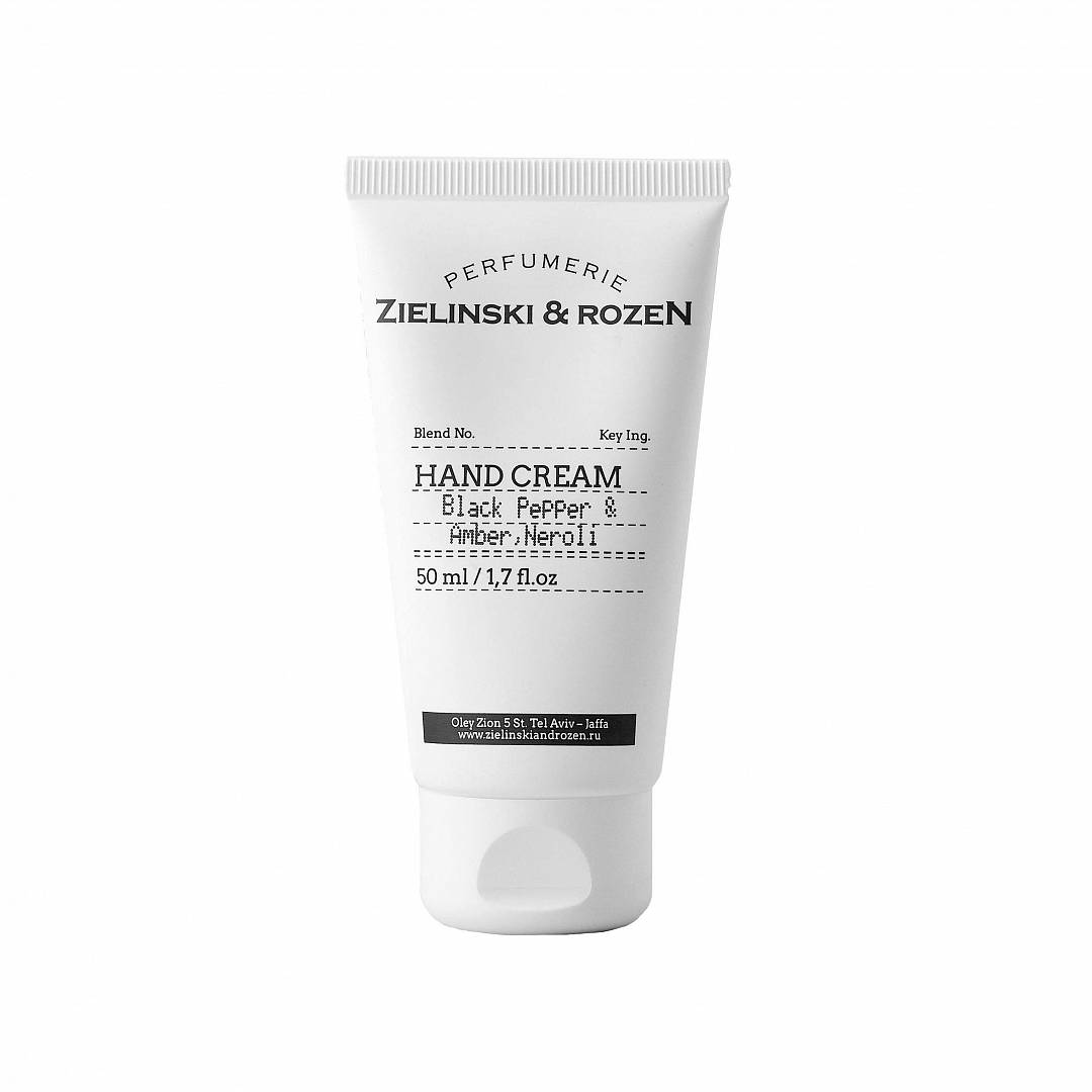 Крем для рук Черный перец, Амбра, Нероли