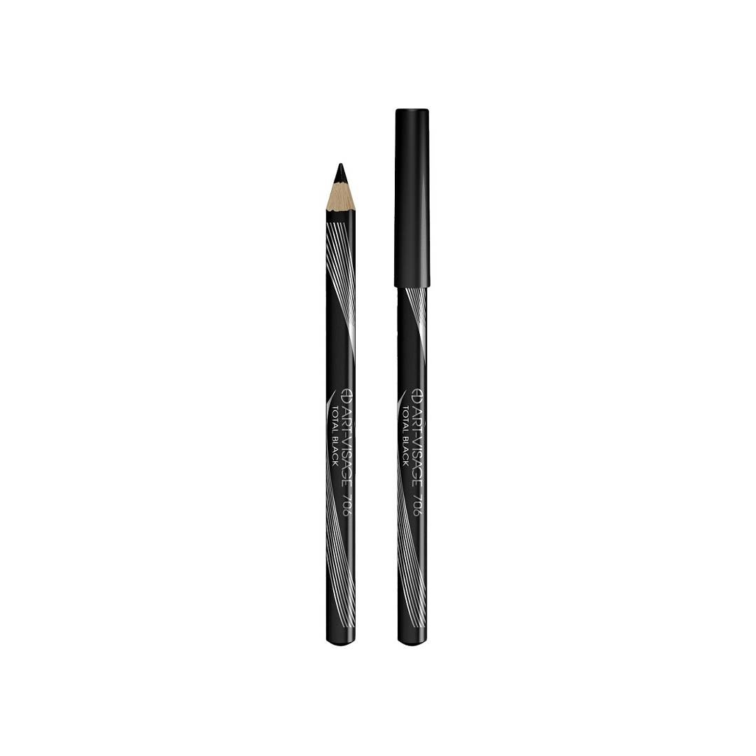 Карандаш для глаз стойкий Total Black