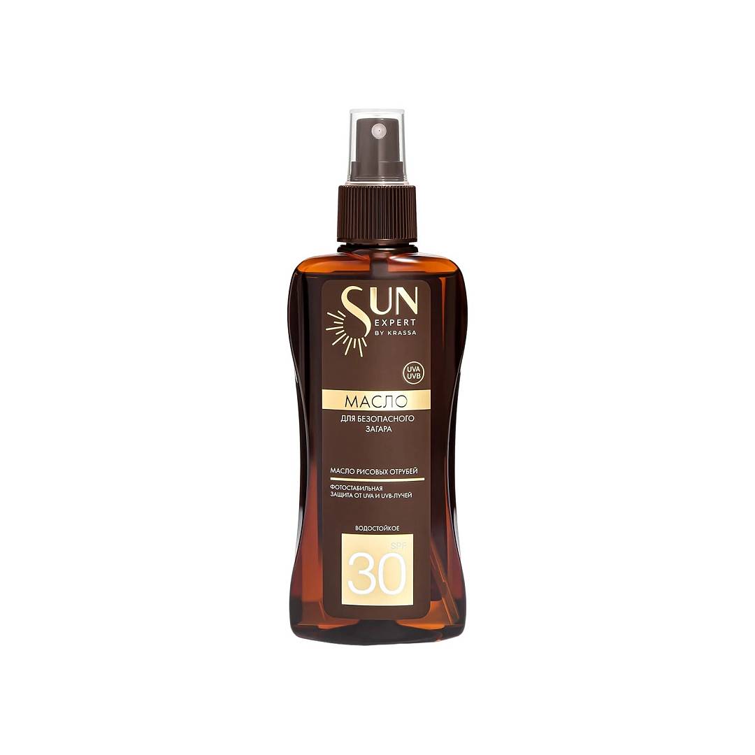 Масло для безопасного загара SPF30 Sun Expert 