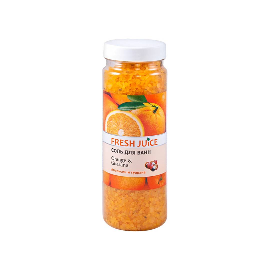 Соль для ванн Orange & Guarana