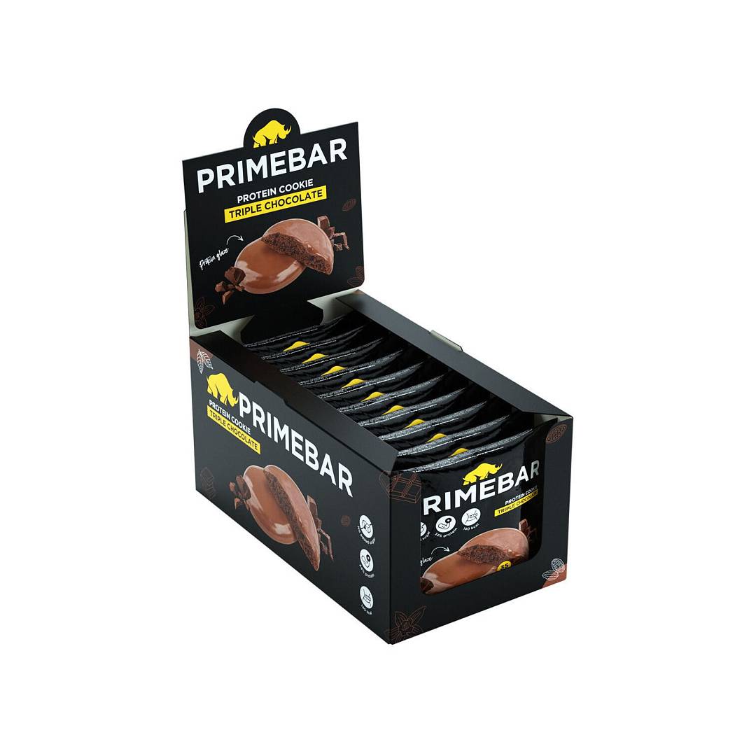 Печенье протеиновое Тройной Шоколад Primebar