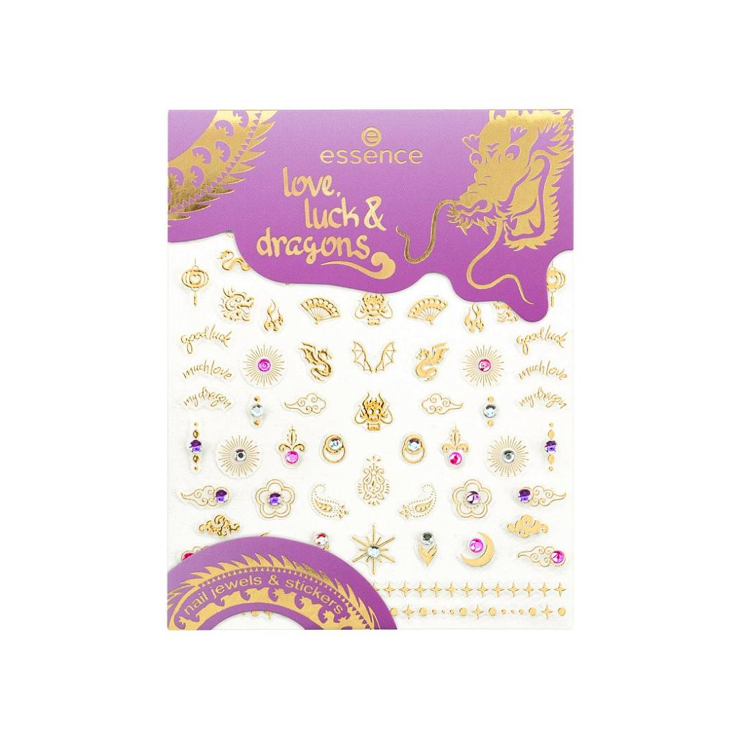 Украшения для ногтей Nail jewels & stickers Love, luck & dragons