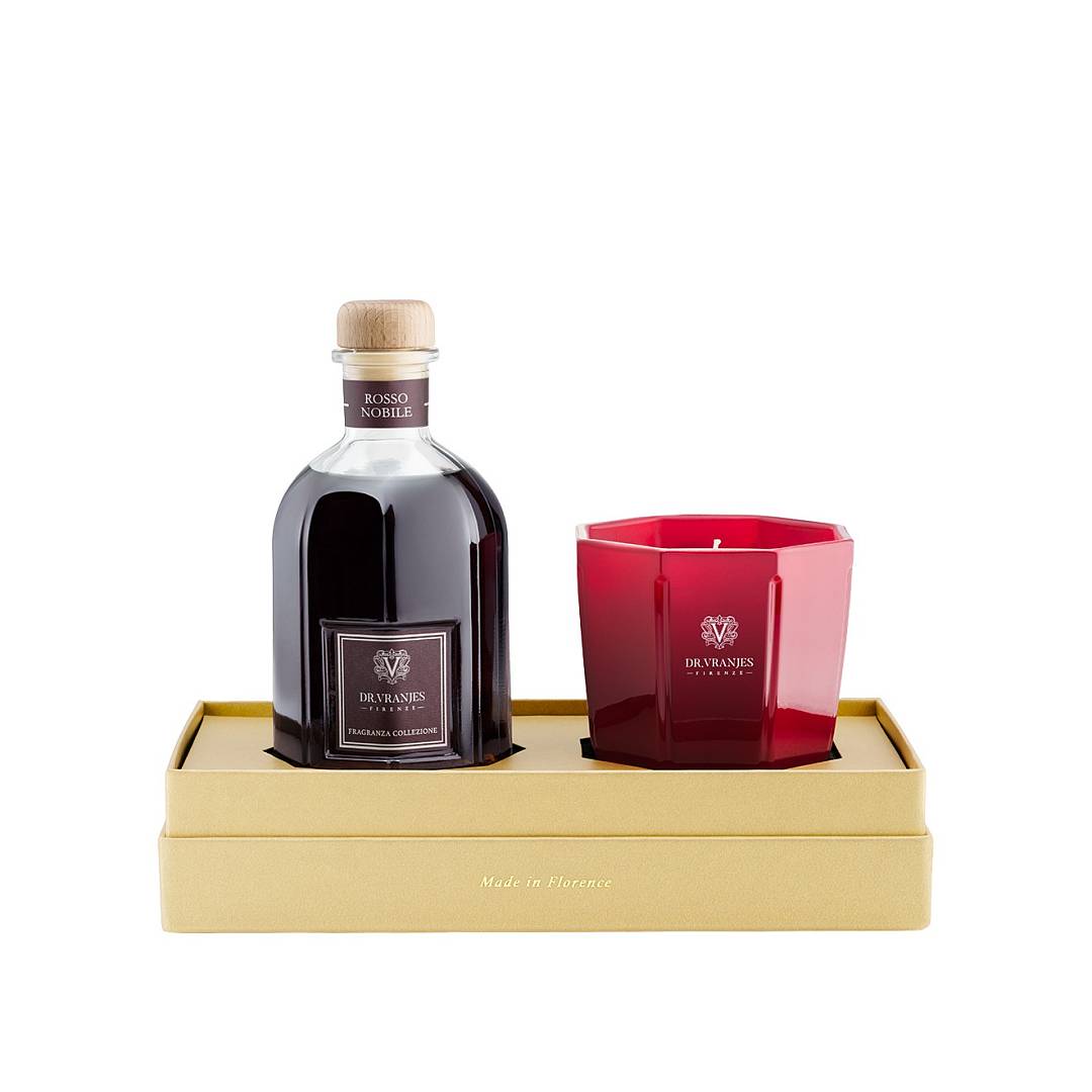Набор Rosso Nobile: Диффузор + Свеча Red Tourmaline