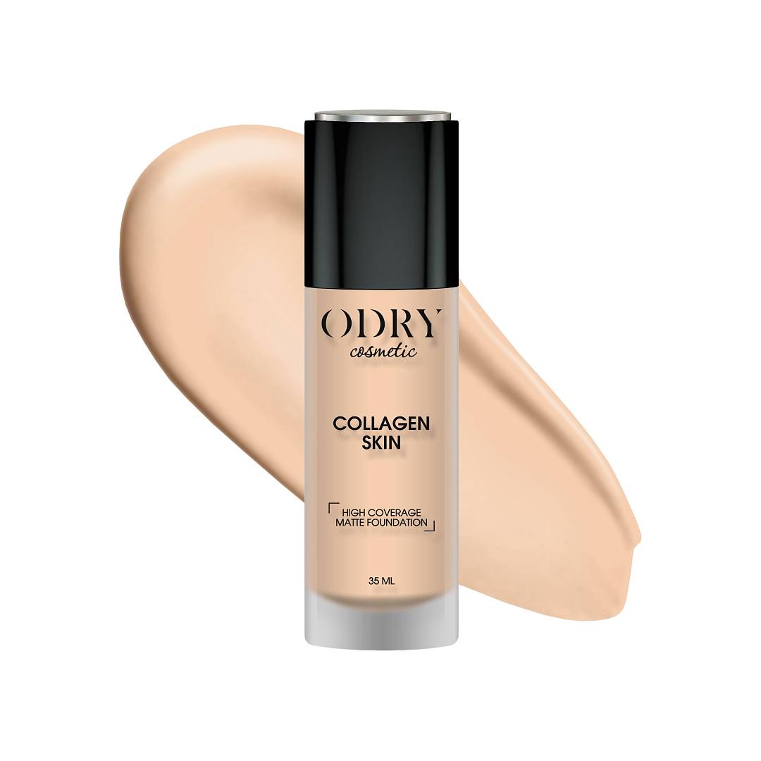 Тональный крем с матовым финишем Collagen skin