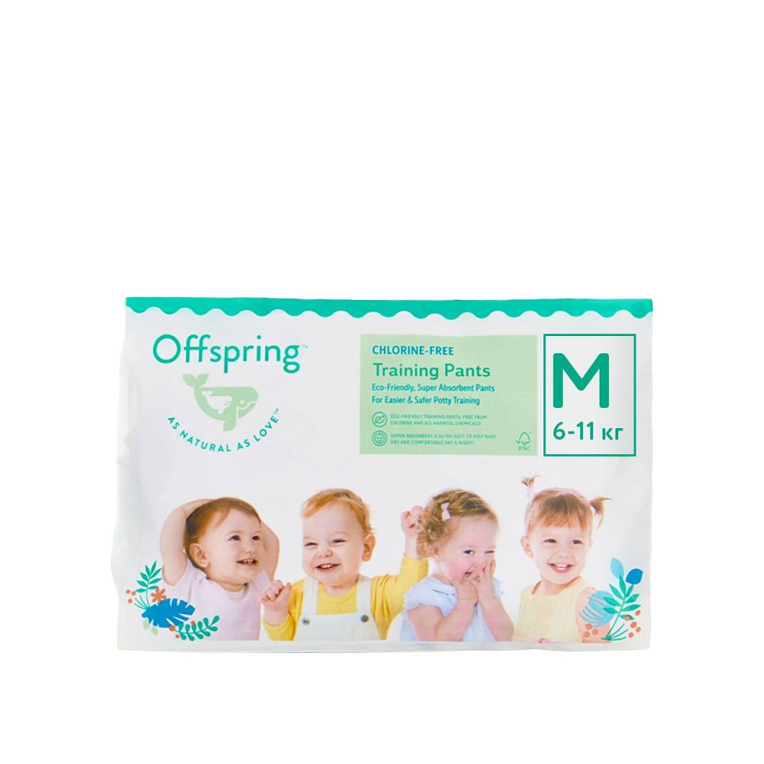 Трусики-подгузники 3 расцветки M 6-11 кг 3 шт Travel pack