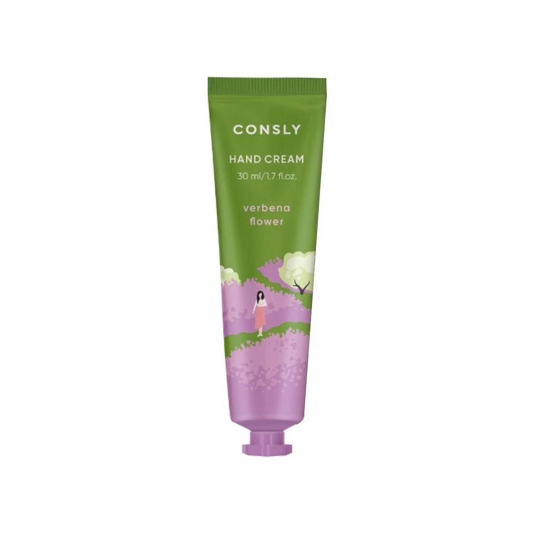 Крем для рук парфюмированный гиалуроновый с экстрактом вербены Verbena Flower Hand Cream