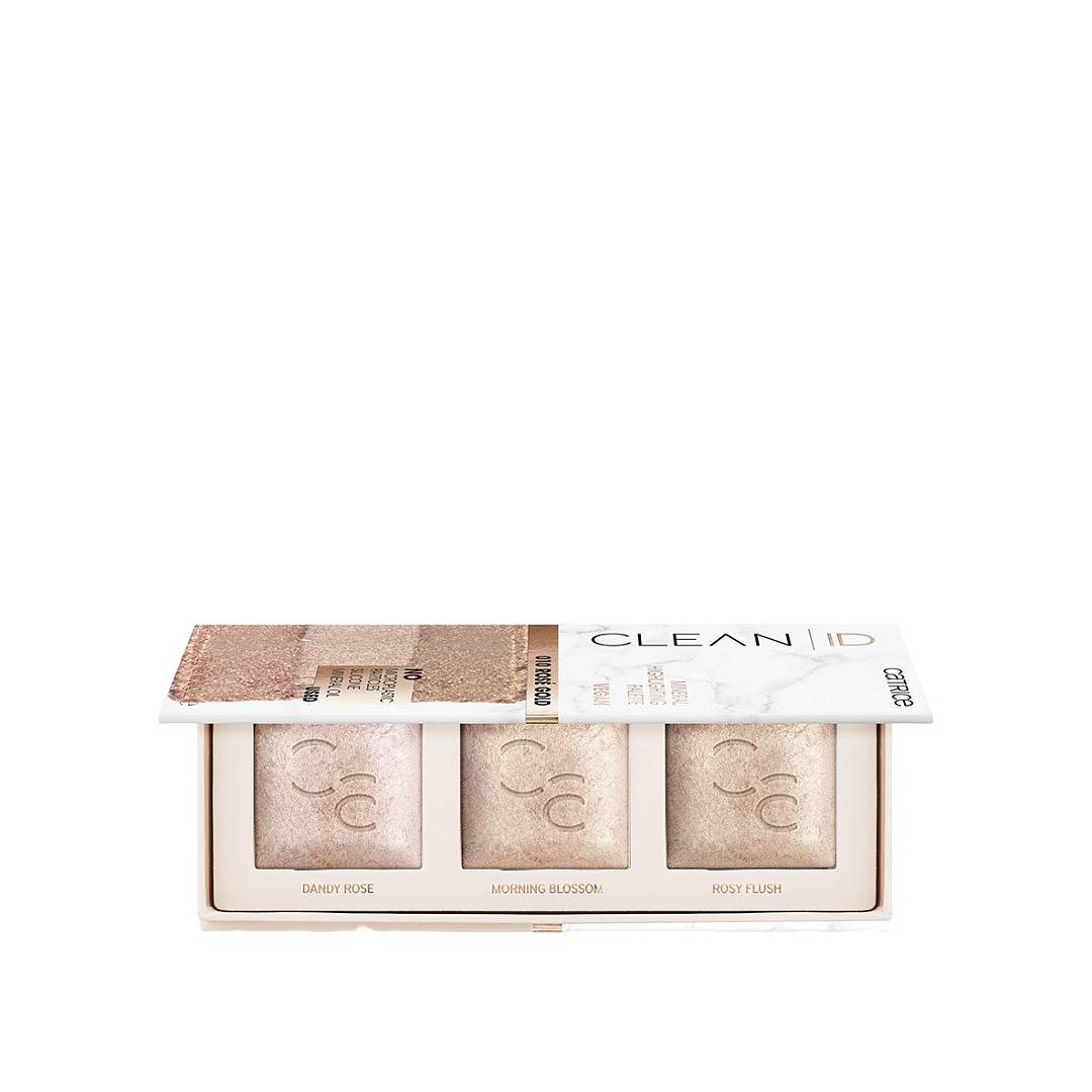 Палетка хайлайтеров Rose Gold Clean ID 